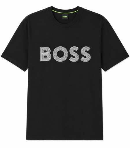 Playera BOSS estampado patrón