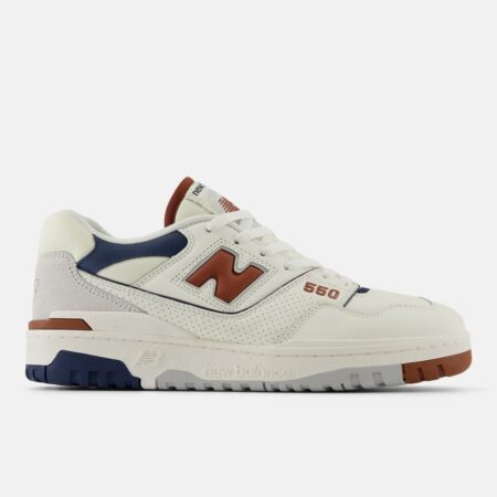 Tenis New Balance 550 Sea Salt Relic Blanco/Café