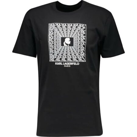 Playera negra Karl Lagerfeld Caja