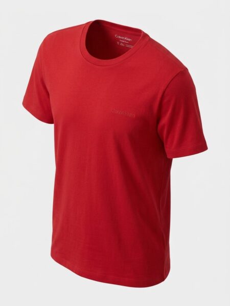 Playera Calvin Klein Roja líquido touch